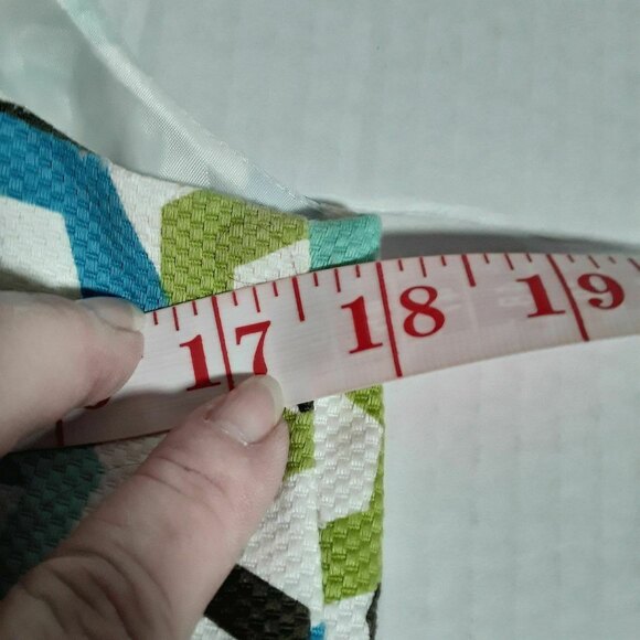 Kim Rogers Signature Retro Geometric Print Sleeveless Dress size 10P (1191) - Picture 6 of 7